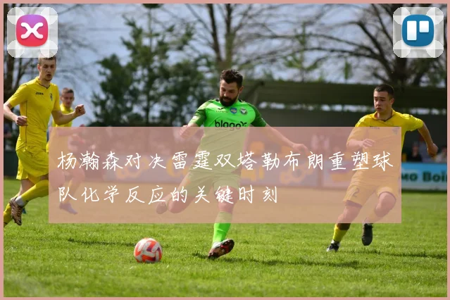 杨瀚森对决雷霆双塔勒布朗重塑球队化学反应的关键时刻