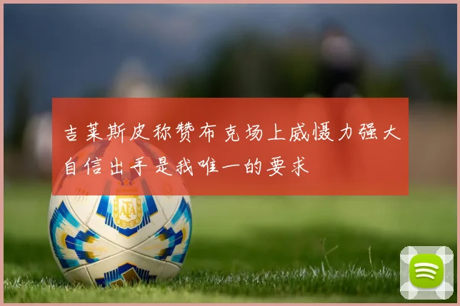 吉莱斯皮称赞布克场上威慑力强大自信出手是我唯一的要求